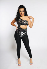 Lola One Shoulder Cut Out Jumpsuit