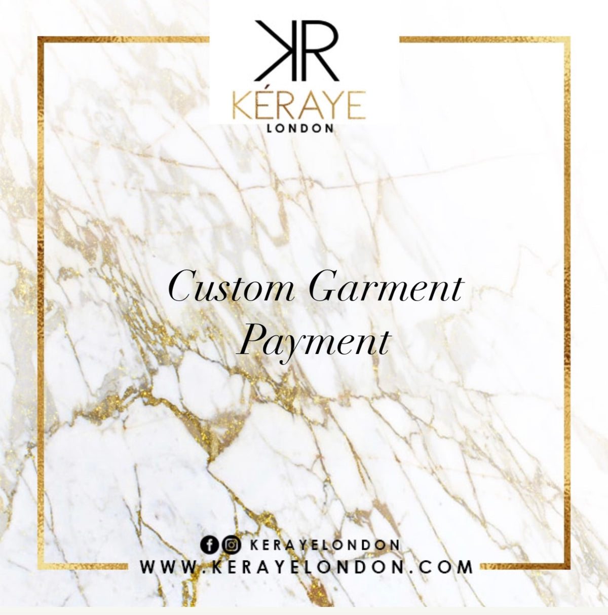 Custom Garment Deposit